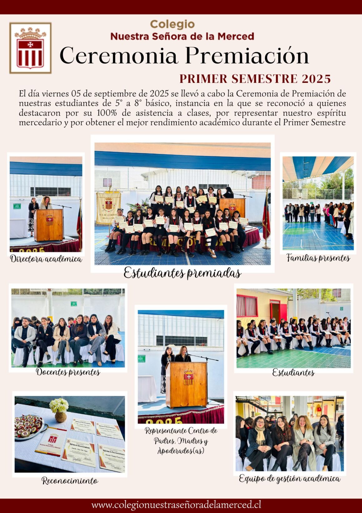 Ceremonia de Premiación 2° Grupo